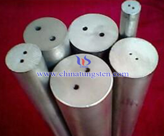 double straight holes tungsten carbide rod image