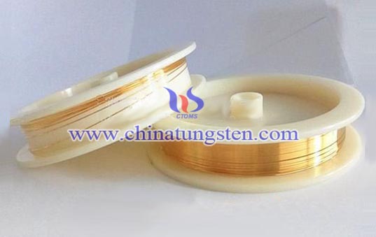gold plated tungsten wire image