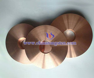 copper tungsten disc image