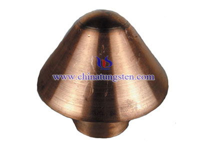 imagen de revestimiento de boquilla de cohete de cobre de tungsteno