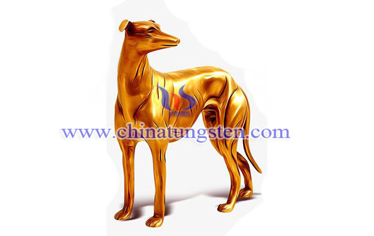 tungsten gold dog image